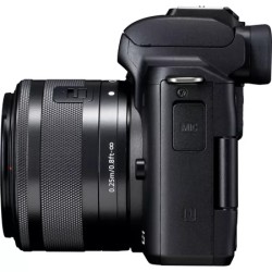 Canon EOS M50 Noir + objectif EF-M 15-45mm