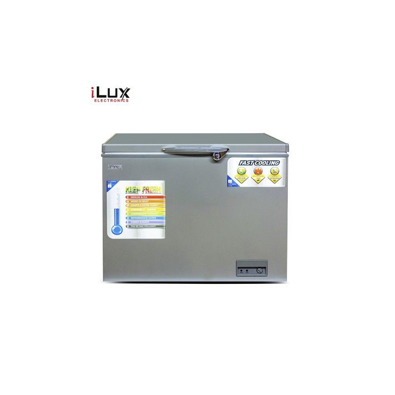 Ilux Congélateur Coffre ILCH500 - 280 L - Congélation Rapide - Gris