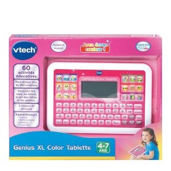 V-Tech Genius Xl Color Tablette Rose - Tablette Éducative - 4-7 Ans