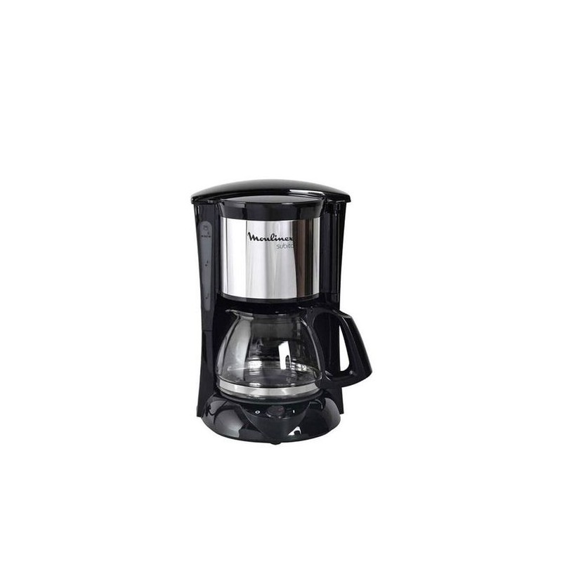 Moulinex Cafetière filtre Subito Mini - 6 tasses - FG151825 - Noir / Gris