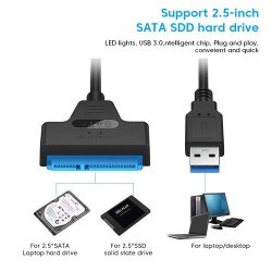 Adaptateur USB 3.0 Vers Disques Durs SSD SATA 2