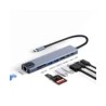 Hub 8 en 1 USB type-c 3.1 vers 4K HD, adaptateur avec lecteur de carte RJ45 SD/TF PD, Charge rapide pour ordinateur portable