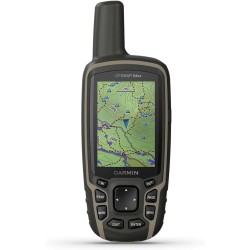 Garmin 010-02258-10 GPSMAP 64sx, GPS portable avec altimètre et boussole, préchargé avec cartes TopoActive