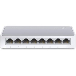 Commutateur Ethernet rapide TP-Link 8 ports 10/100 Mbps, répartiteur Ethernet de bureau, hub Ethernet, Plug and Play
