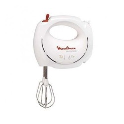 Moulinex ABM11A30 - Batteur électrique EASYMAX - 200W - 2 jeux de fouets - Rouge / Blanc