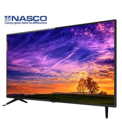 Nasco Slim TV LED 43"- analogique - HD - HDMI - USB - Noir