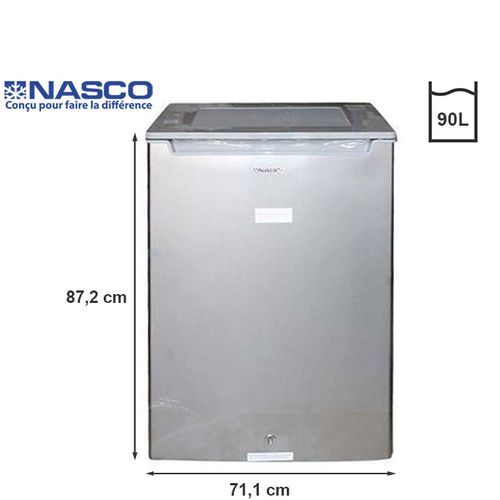 Nasco Congélateur Vertical - 4 Tiroirs- 90 L - Avec Cle – Silver