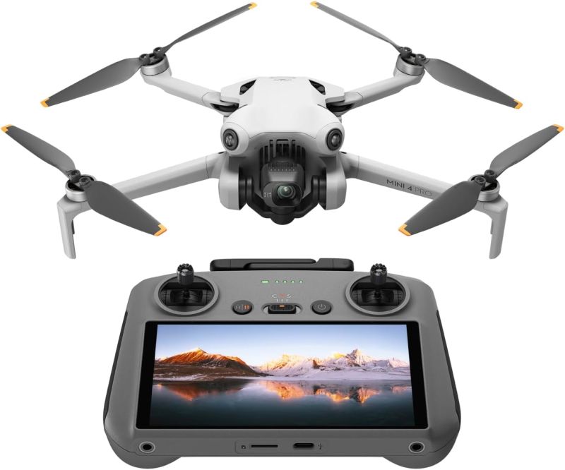 DJI Mini 4 Pro (DJI RC 2), Mini Drone Pliable avec Caméra 4K