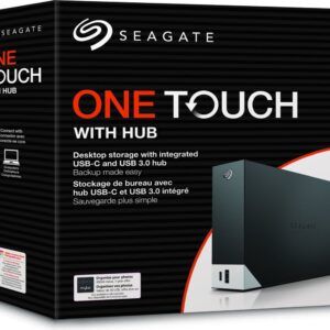 Seagate OneTouch Hub, 12To, Disque dur externe, USB 3.0, pour PC, ordinateur portable et Mac