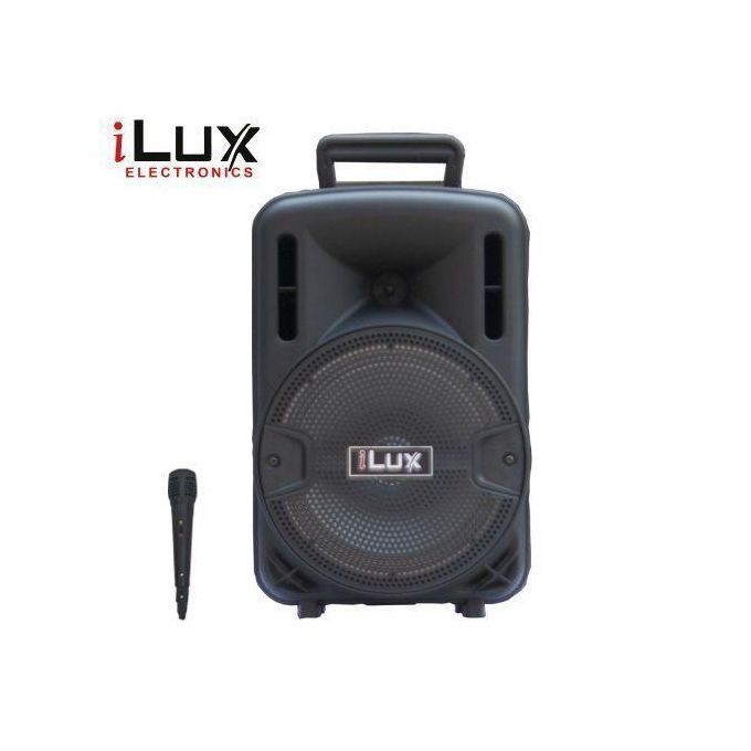 Ilux Enceinte Bluetooth Rechargeable Avec Micro - ILPS-8010 - USB - FM - Noir