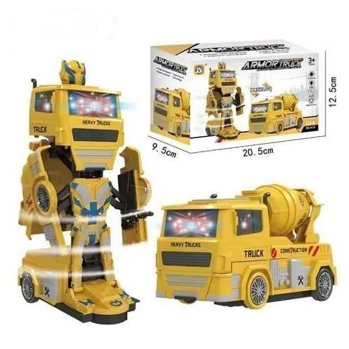 Camion Transformable Robot – Armor Trucks pour enfants / JAUNE