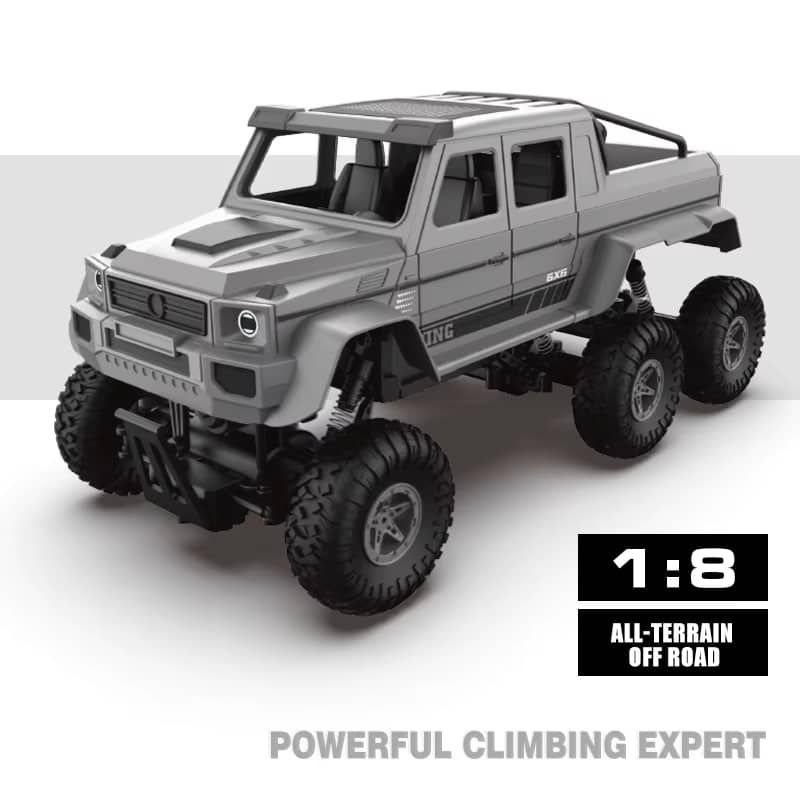 Véhicule Télécommandé Tout-Terrain "Dark Monster" - Échelle 1:8 - 6 Roues Motrices