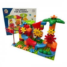 Ensemble de Blocs de Construction "Course d'Aventures" XL - 121 Pièces