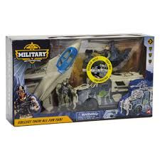 Coffret Militaire "Force de Combat" - Avion, Véhicules et Soldats
