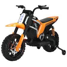 Mini Moto Électrique Enfant Zippy Toys - Modèle ZS - Orange 12V