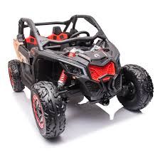 Buggy UTV Électrique Enfant "Can-Am Maverick" 24V - 2 Places - Noir/Rouge