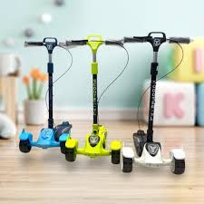 Trottinette Pliable à 3 Roues pour Enfants | Idéale 2 à 12 Ans | Roues Lumineuses LED & Direction Intuitive