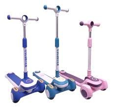 Trottinette Pliable à 3 Roues pour Enfants | Idéale 2 à 12 Ans | Roues Lumineuses LED & Direction Intuitive